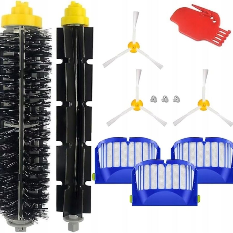 ZESTAW FILTRY SZCZOTKI do iRobot ROOMBA 600 605 610 616 620 650 670 681 696