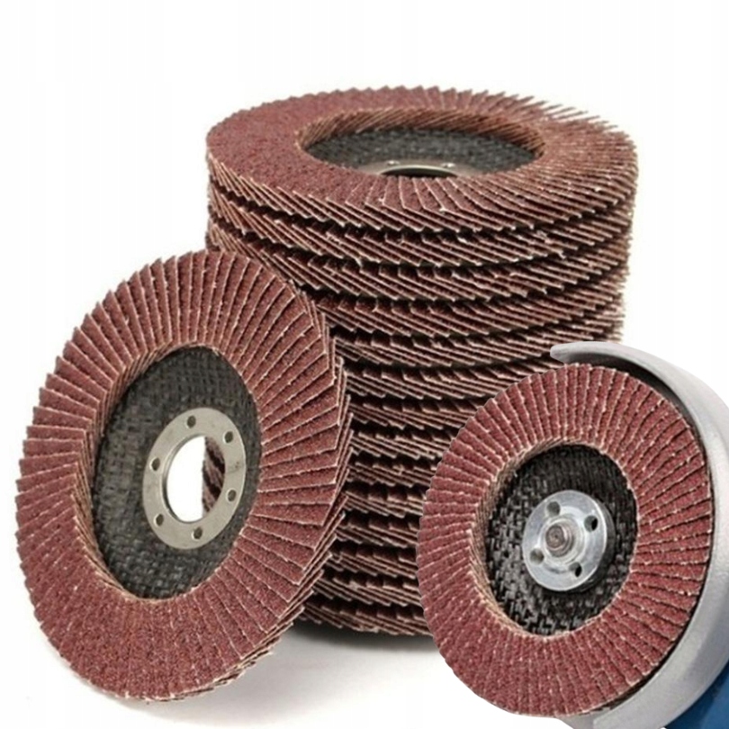 TARCZA LISTKOWA ŚCIERNA LAMELKA DO SZLIFOWANIA DREWNA METALU 125mm P100 X10