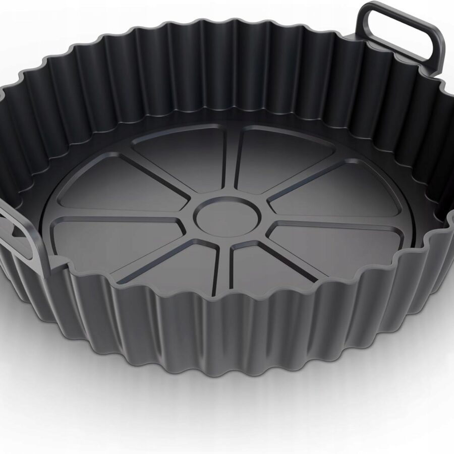 WKŁAD SILIKONOWY DO FRYTOWNICY BEZTŁUSZCZOWEJ AIRFRYER WIELORAZOWY FOREMKA