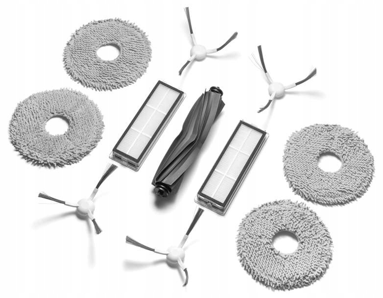 ZESTAW SZCZOTKI FILTRY MOPY DO DREAME BOT L10S ULTRA HEAT L10S PRO
