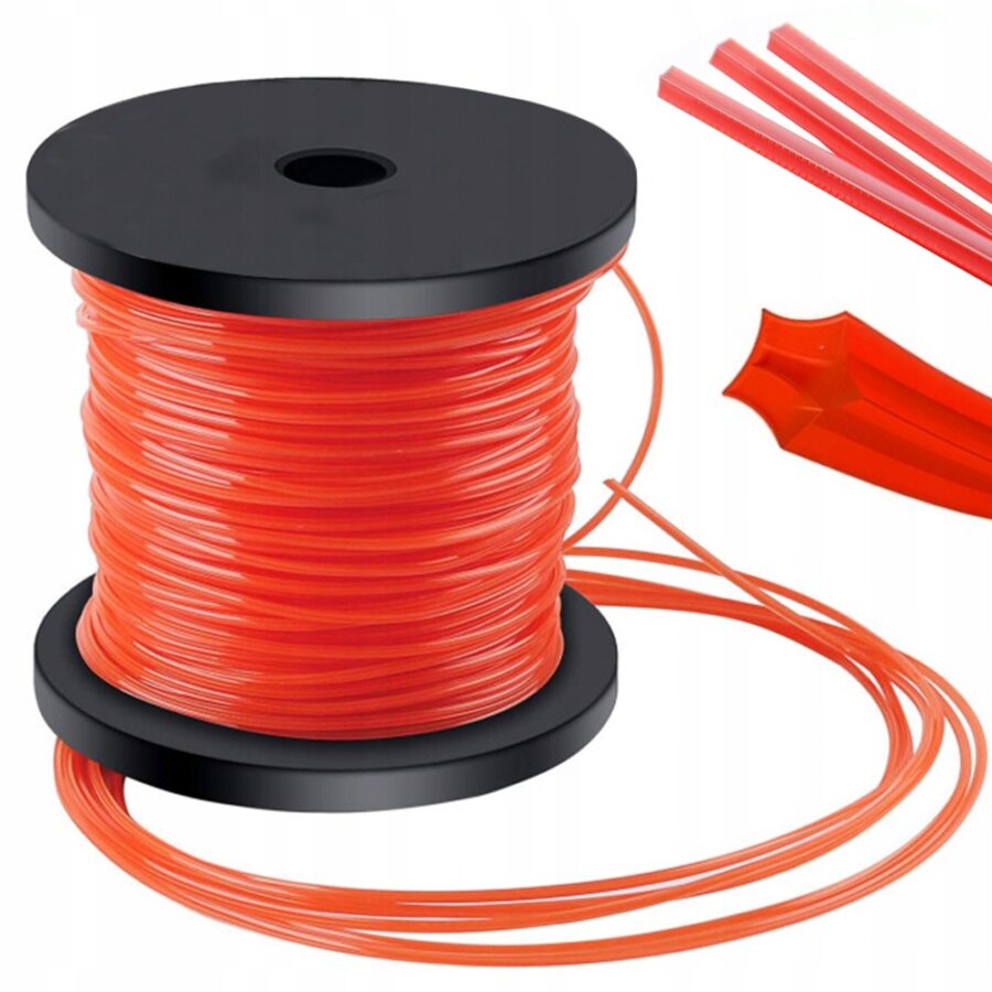 ŻYŁKA TNĄCA 3mm DO GŁOWICY KOSY PIĘCIOKĄTNA PRZEKRÓJ GWIAZDKA