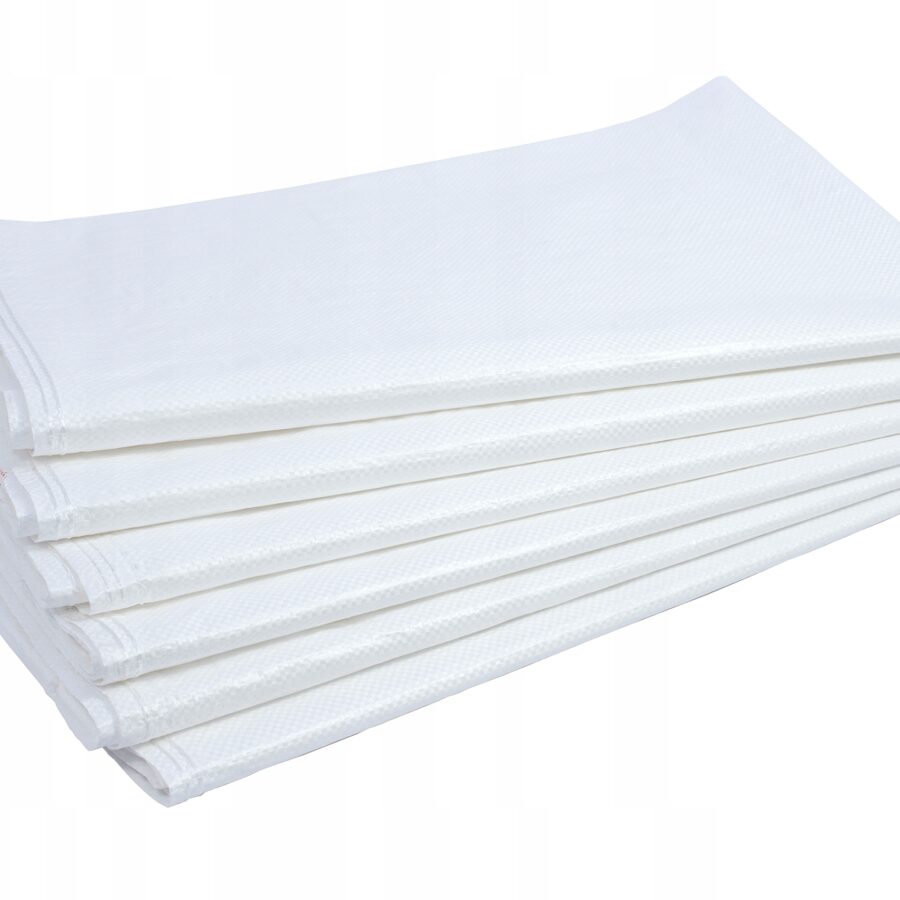 Worek Worki Polipropylenowe 50kg na Zboże Gruz Węgiel 65x105 MOCNE 10 SZTUK