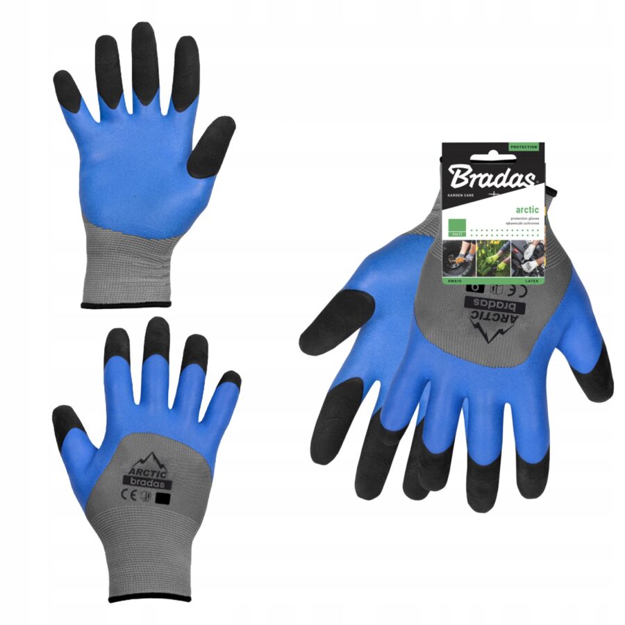 RĘKAWICE WODOODPORNE ODPORNE NA PRZECIĘCIA ROBOCZE OGRODOWE ARCTIC ROZM. 10