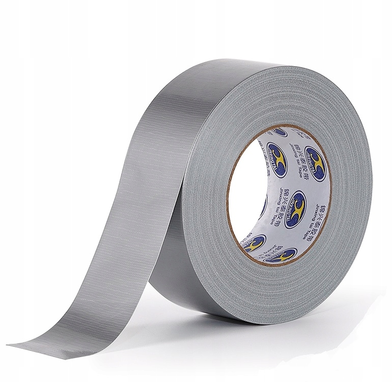 TAŚMA NAPRAWCZA SREBRNA ZBROJONA MONTAŻOWA DUCT TAPE 50m x 48mm MOCNA