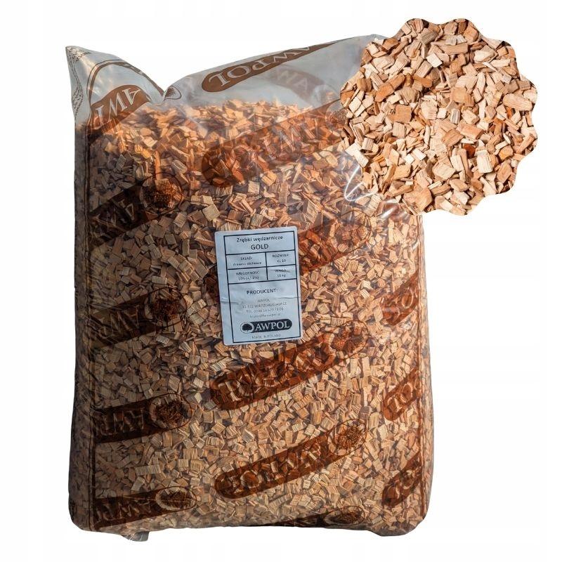 ZRĘBKI WĘDZARNICZE DREWNO DO WĘDZENIA NATURALNE OLCHOWE KL 10 - 10 KG